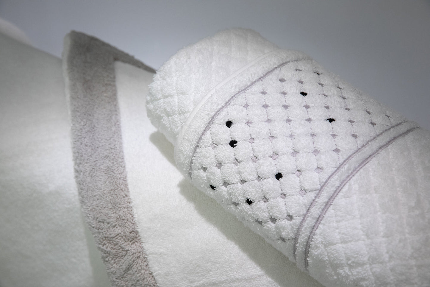 Tapis de bain finition passpoil