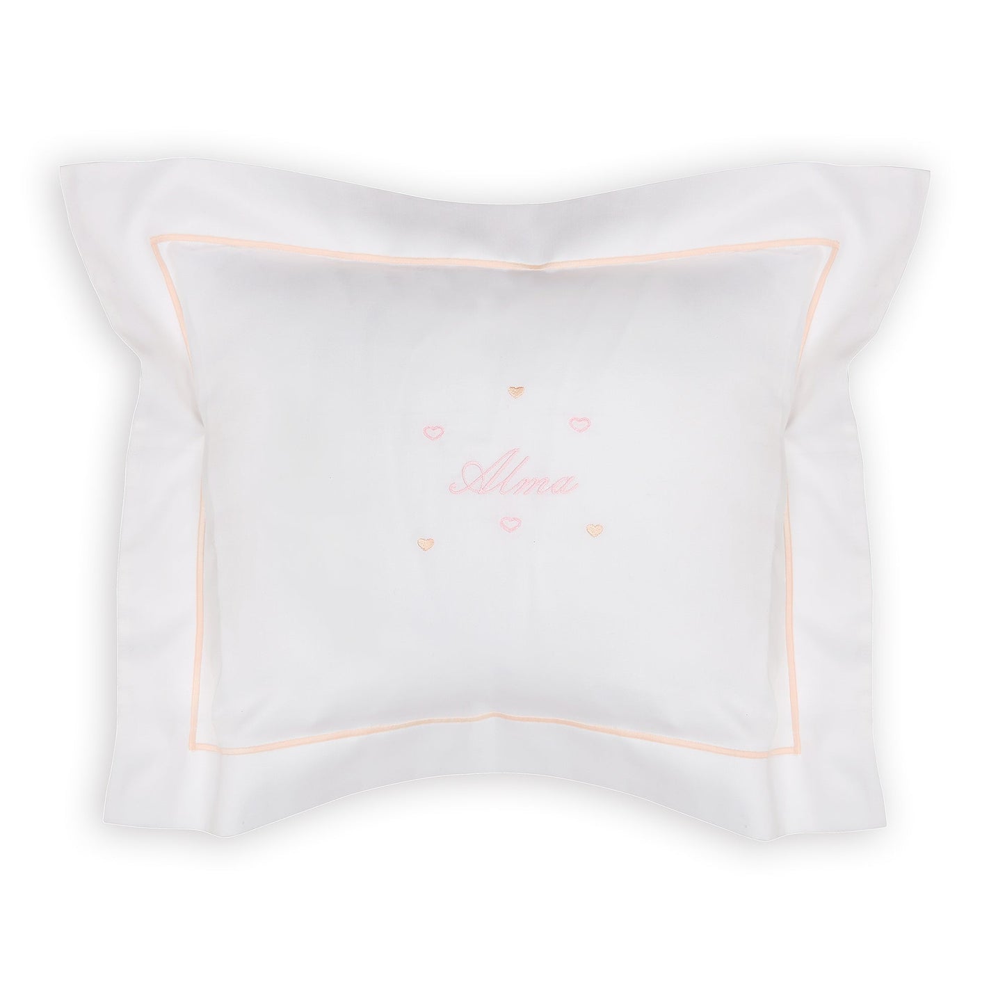 Taie en satin de coton personnalisée