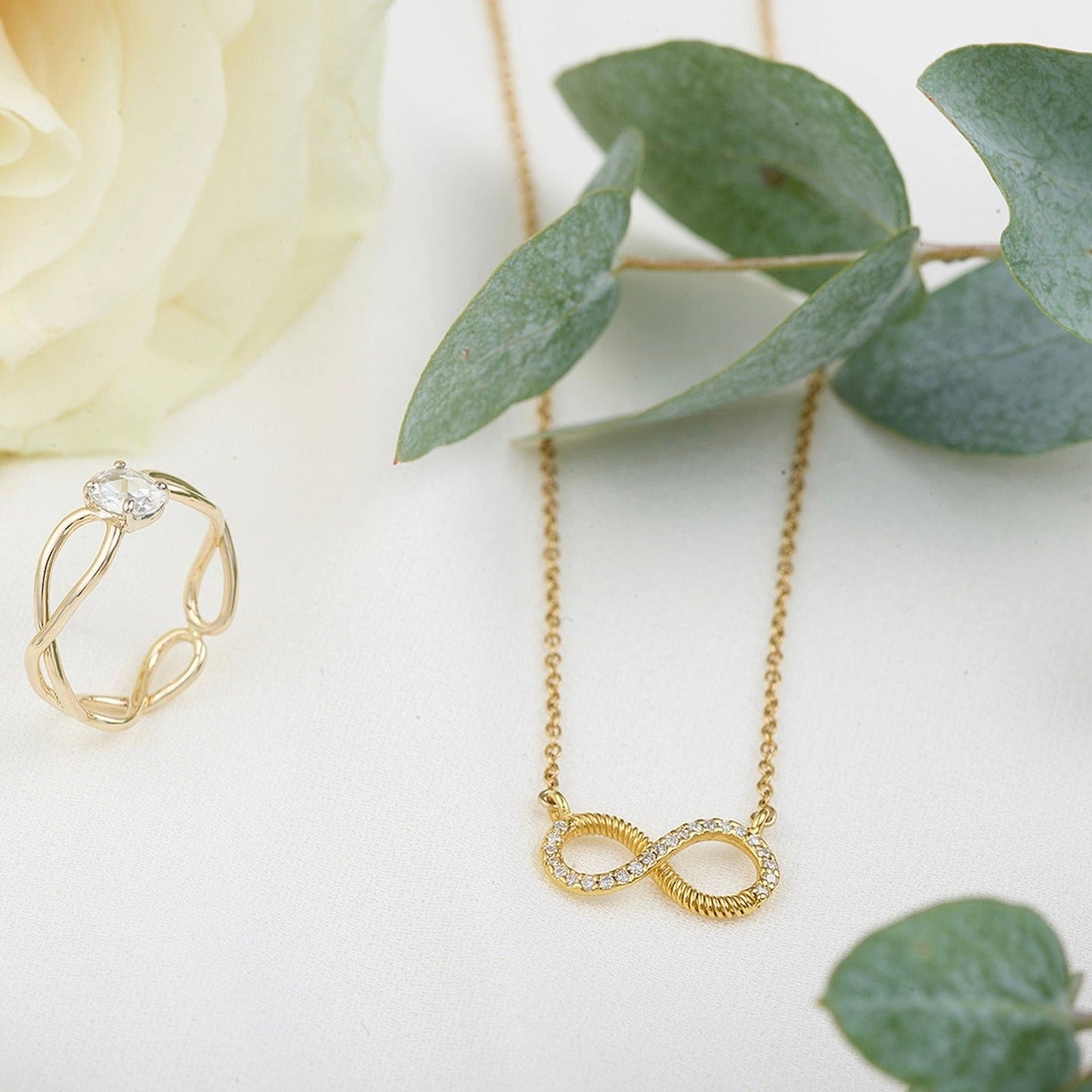 Collier Infini Or et Diamant