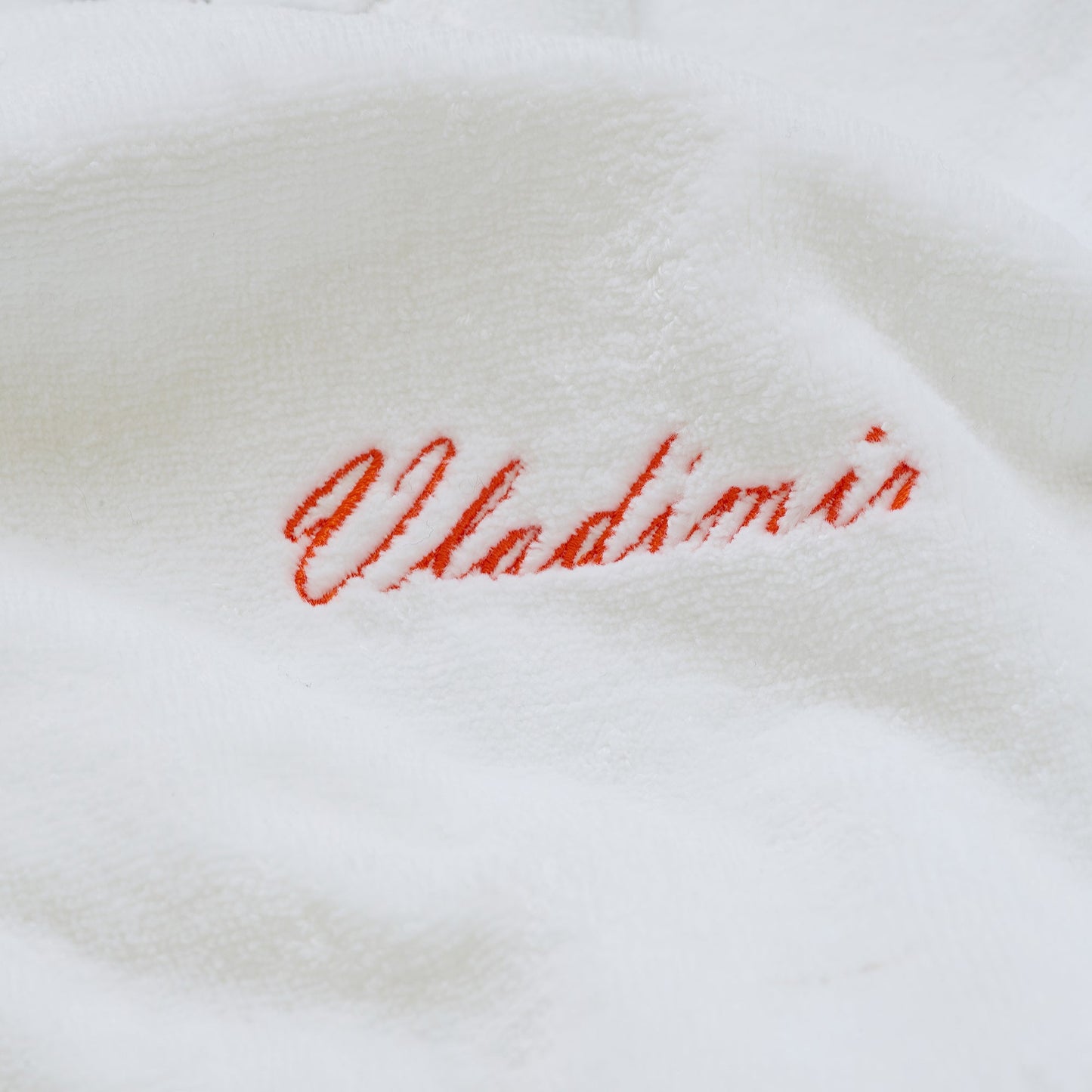 Serviette beige avec passpoil