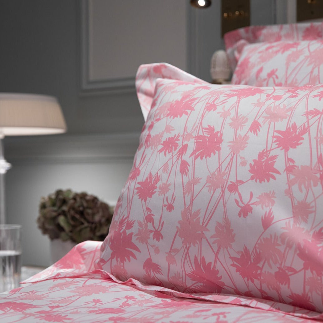 Parure de lit Jungle Rose - Voile de coton