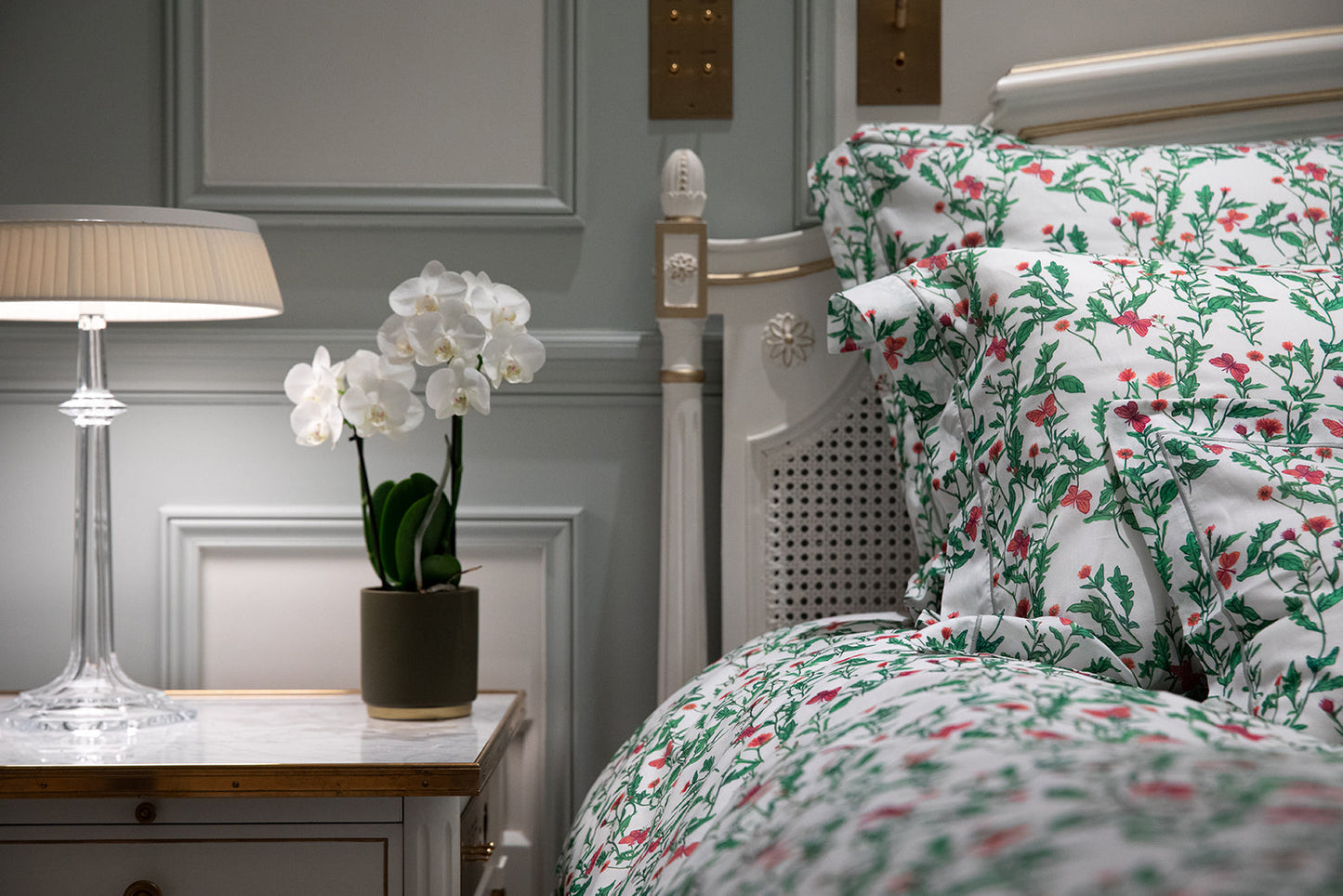 Parure de lit Jardin - Satin 600 fils