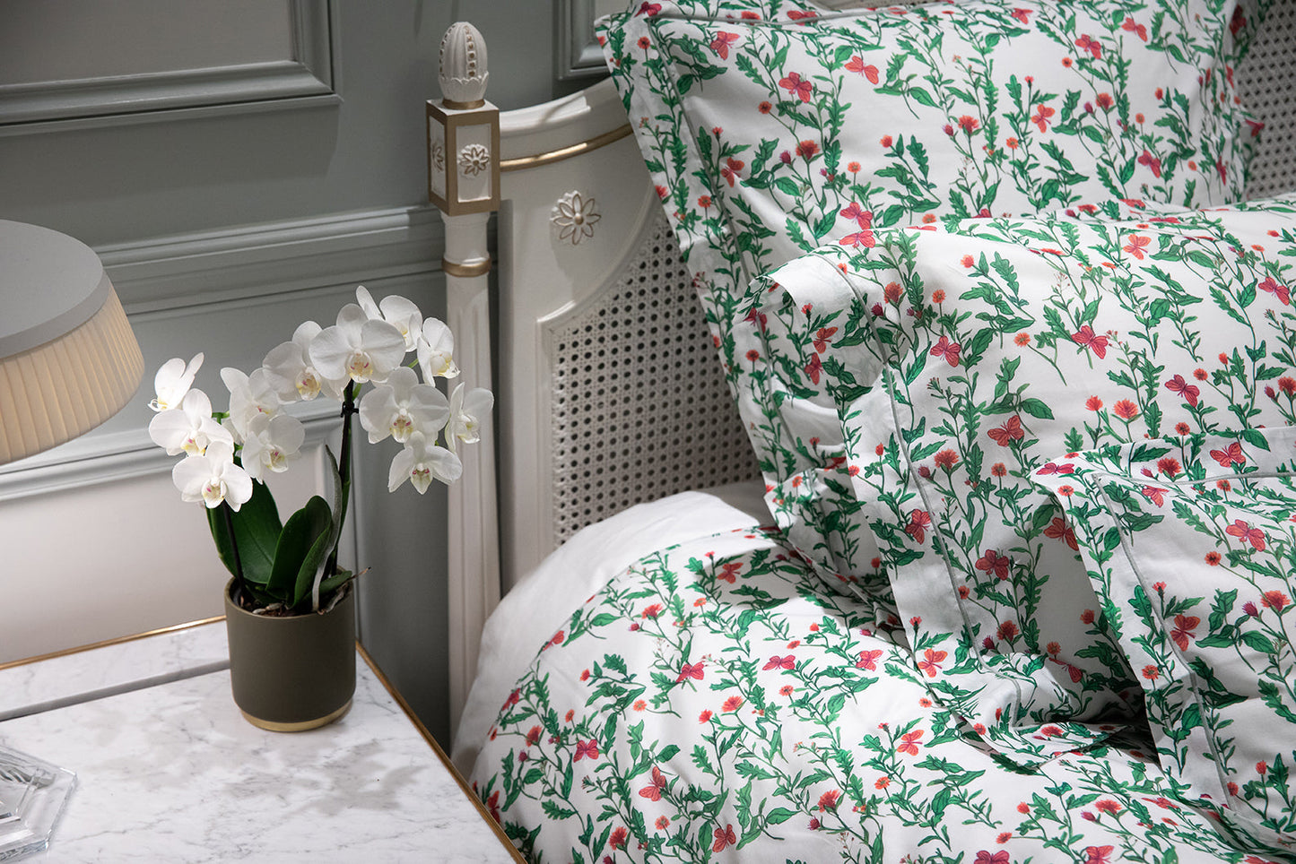 Parure de lit Jardin - Satin 600 fils