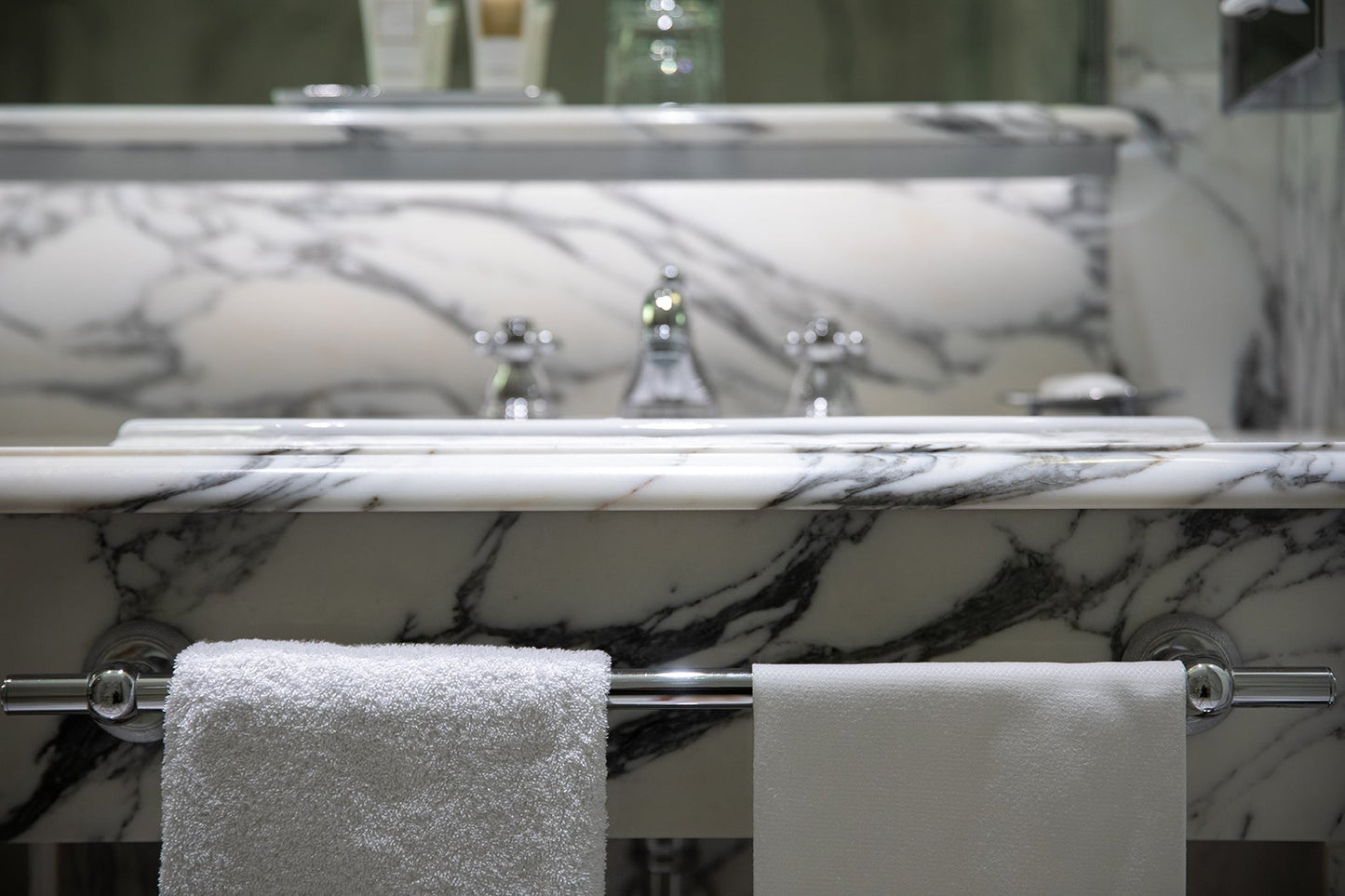 Set de bain - finition nid d'abeille