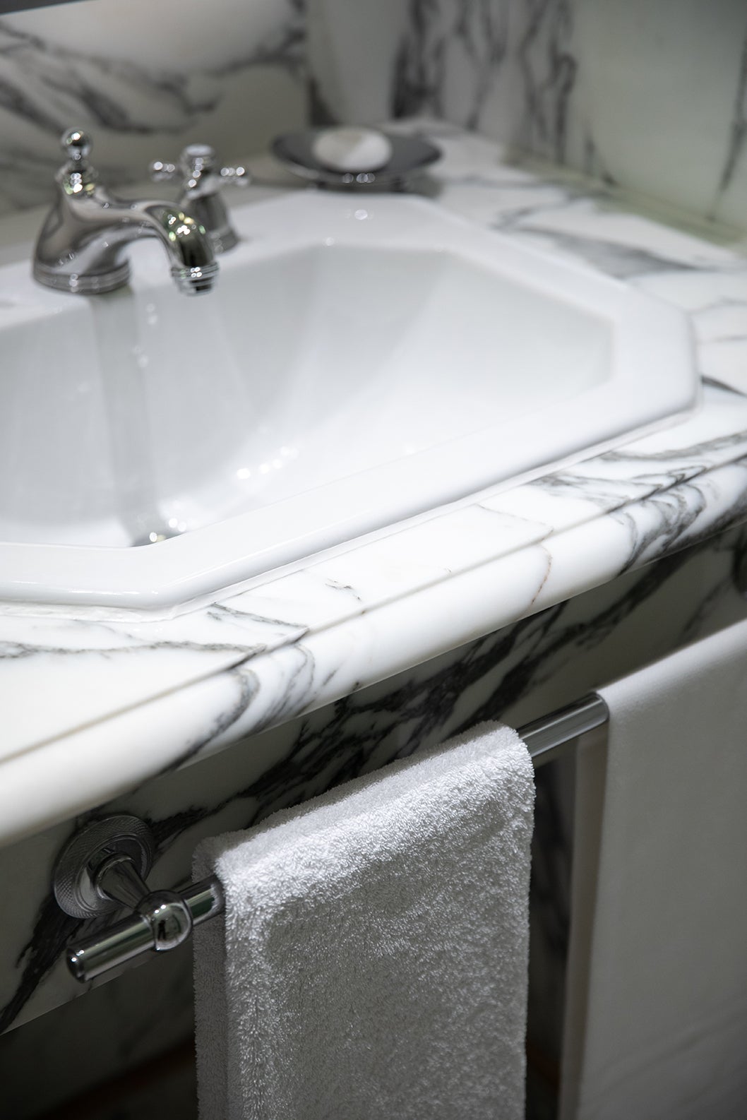 Set de bain - finition nid d'abeille